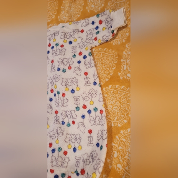 Vintage Carter's Baby Fleece Sleep Bag Sack Wearable Blanket One Size Bears - Picture 12 of 14